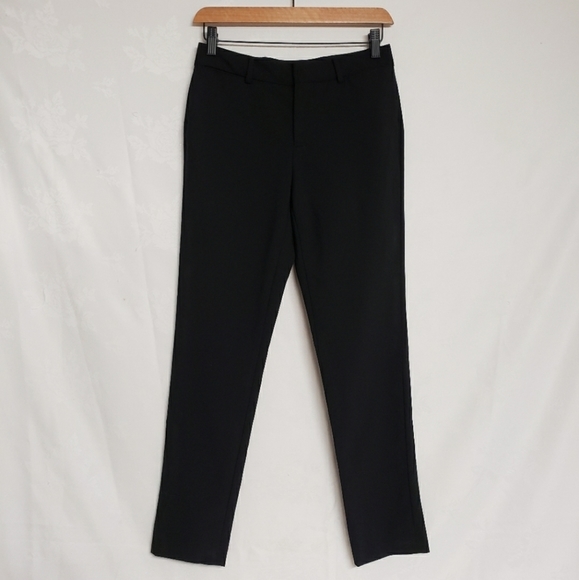 Coach Black Ankle Length Straight Slacks - Picture 1 of 5